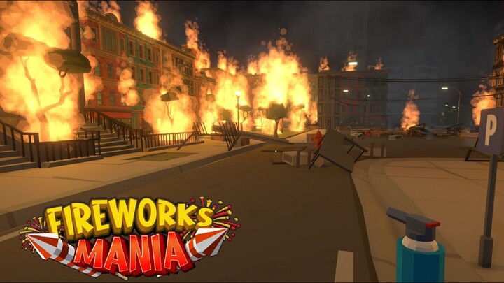 Destroying A City With Fireworks ~ Fireworks Mania