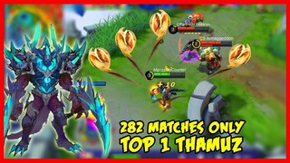 Playing Thamuz in a Single Season! Top 1 Thamuz by MprizzNoCounter - MLBB