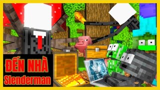 [ Lớp Học Quái Vật ] THỬ THÁCH ĐẾN NHÀ SLENDERMAN LÚC 12H ĐÊM | Minecraft Animation