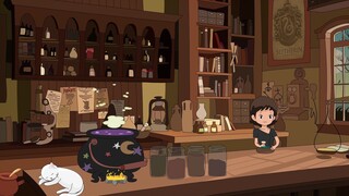 [Pounding medicine to make potions in the witch's shop in the evening] 45 minutes of long-term sitti