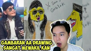 AKHIRNYA AA DRAWING TURUN TANGAN