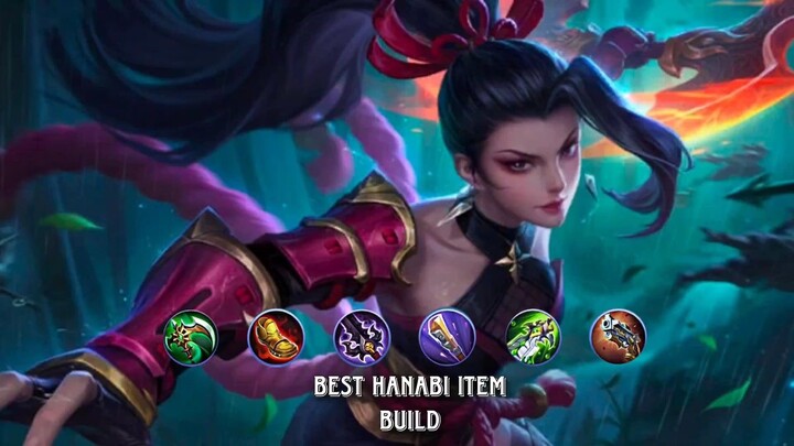 How to Use HANABI? HIGH DAMAGE 🔥 ITEM BUILD ! 🔥 Lets Go!