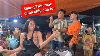 Cười bể bụng: Giáng Tiên mặc nhầm quần chip của anh Hồ | Bánh tráng trộn DIVA Cát Thy
