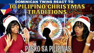 10 CHRISTMAS TRADITIONS IN THE PHILIPPINES | LATINAS REACTION - Minyeo TV