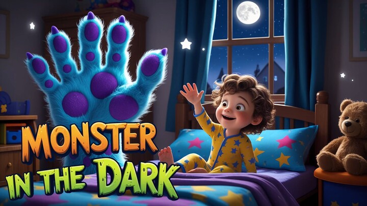 Monster in the Dark 👾 - A Fun Nighttime Song