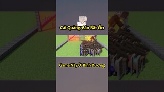 Cái Quảng Cáo Bất Ổn Nhất Minecraft 🤣 #shorts
