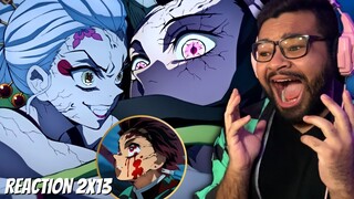 DAKI VS NEZUKO! DEMON SLAYER Temporada 2 Episódio 13 REACT | Arco do Distrito do Entretenimento