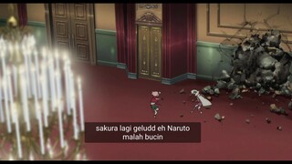 sakura lagi cape bukan nya tolongin malah bucin haduh Naruto Naruto🤣😅😆