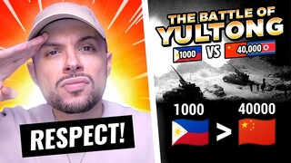 1,000 PINOYS vs 40,000 Chinese | Battle of Yultong | HONEST REACTION