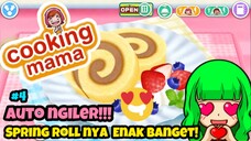 Cooking Mama : Auto Ngiler!!! 😍 Spring Rollmya Enak Banget! 😍