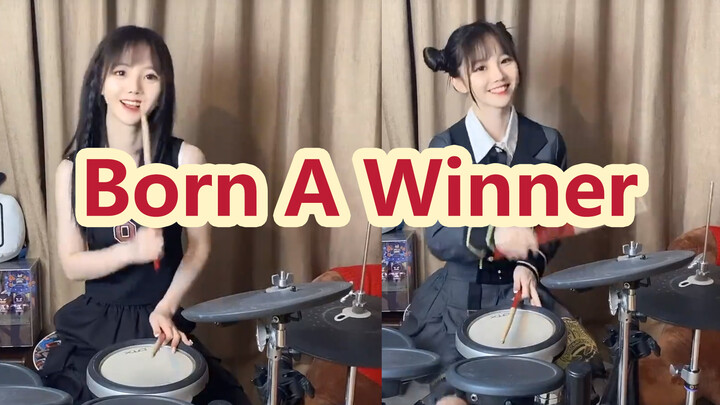 [Drum cover] "Born A Winner"