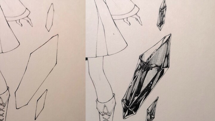 [ทาสีมือ] หัวใจคริสตัลกระต่ายน่ารัก ~ เสากระโดงส่องแสงแม้เห็นก็วาดไม่ออก!