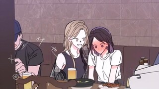 女孩醉酒后稀里糊涂和前辈告白居然还成功了