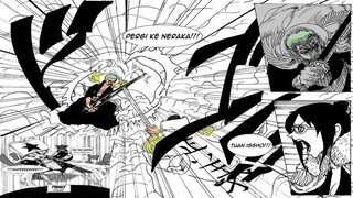 PERANG BESAR ZORO VS ISSHO/FUJITORA & TASHIGI !!! - ONE PIECE MANGA FANART SUB INDO PART 2