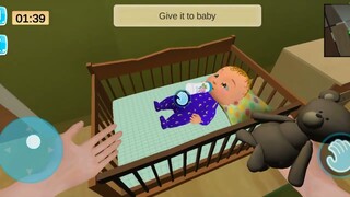 Bayi Sultan Nangis Takut Monster Masuk Rumah - Mother Simulator Virtual Life