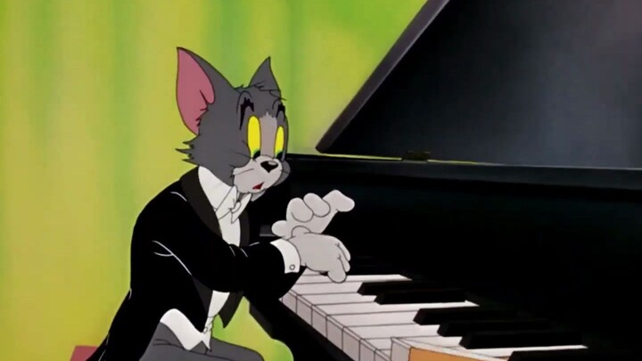 "Second Hungaria Rhapsody" S.244/2--seri film pendek Tom and Jerry "The Cat Concerto" karya Liszt