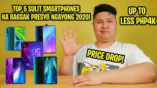 TOP 5 SULIT SMARTPHONES NA BAGSAK PRESYO NA NGAYONG 2020!