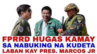 DUTERTE HUGAS KAMAY SA KUDETA DI ALAM PAANONG NADAWIT