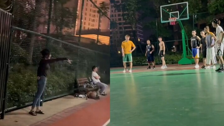 Cô gái say xỉn để mắt tới anh chàng bóng rổ, liền mạnh dạn tiến lên, lớn tiếng đòi số điện thoại, cả