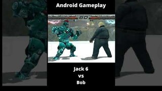 Jack 6 vs Bob Tekken gameplay