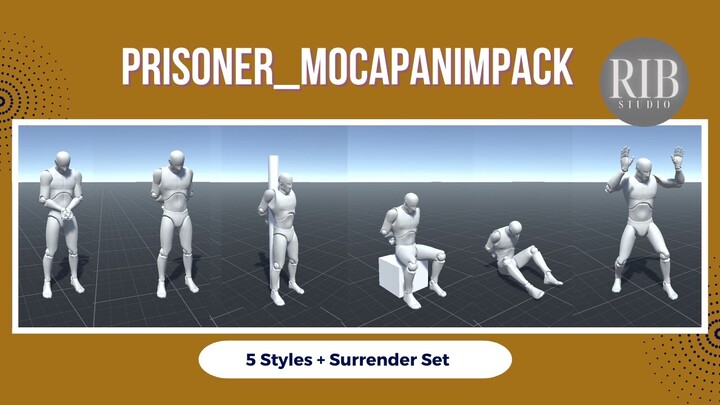 Prisoner_MocapAnimPack 囚犯_Mocap动画包 - Unity