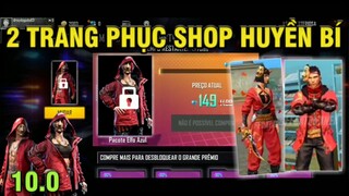 [Free Fire] Shop Huyền Bí Mới 10.0 Hai Gói Đồ Phi Vụ Triệu Đô, Thông Tin Về Vòng Quay Kim Cương Mới