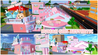 BAGI BAGI ID RUMAH GIRL PINK ! ADA BABY SHOP - SAKURA SCHOOL SIMULATOR