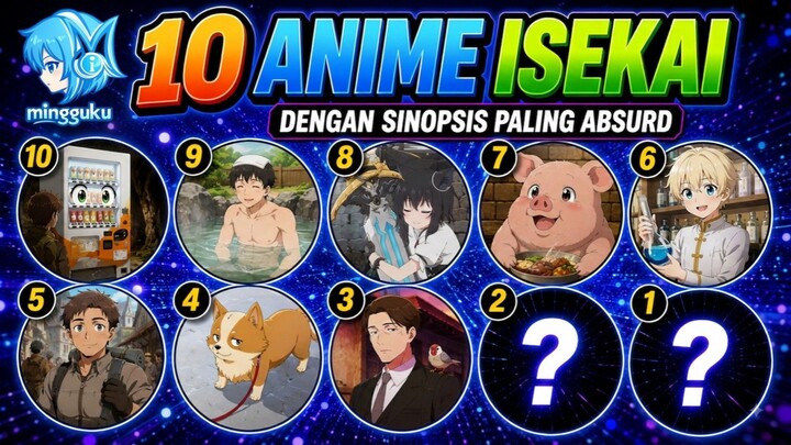 10 anime isekai dengan cerita yang absurd gak masuk akal #animesubindo #animeisekai