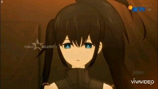 Syuting dari Tokyo MX - Black Rock Shooter Dawn Fall Eps 11 - Malam Kamp