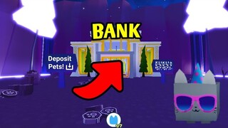 DEPOSIT PETS at the BANK! in Pet Simulator X