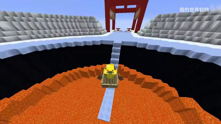 [Explosive] Minecraft phục hồi hoa anh đào ở núi Phú Sĩ trên Bản đồ tốc độ QQ