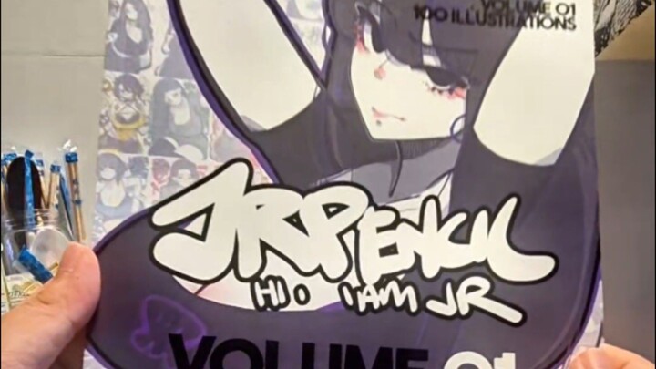 🥛😈🍑实体画集 / Physical Artbook感觉真tm香。Feels good.26 Sep 2025#画画 #doodle