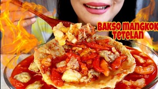 ASMR BAKSO MANGKOK TETELAN PENUH CABE RAWIT | ASMR MUKBANG INDONESIA | EATING SOUNDS