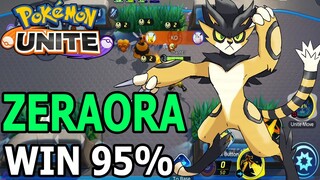 POKEMON UNITE Hổ Vằn ZERAORA Bay Nhảy Điêu Luyện Làm 12 Mạng Win 95% Liên Quân Top Game Android Ios