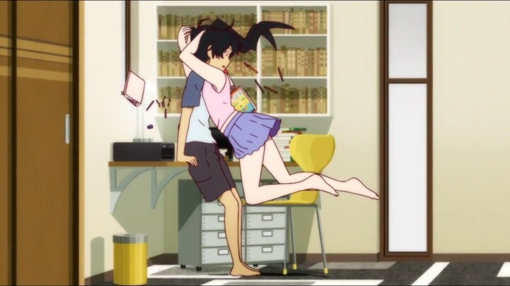 funniest cutest kisses/ hugs in anime