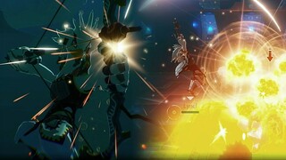 Teba VS Savage Lynels - Hyrule Warriors: Age of Calamity