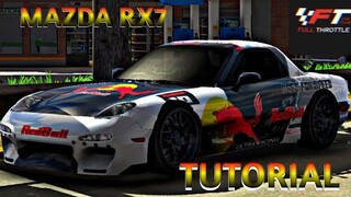 How to make a RedBull Mazda Rx7| Car Parking Multiplayer