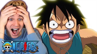 LUFFY USES CONQUEROR'S HAKI FOR THE FIRST TIME!! (One Piece Reaction)