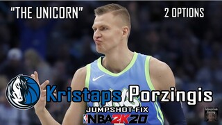 Kristaps Porzingis Jump Shot Fix NBA 2K20(2 option)