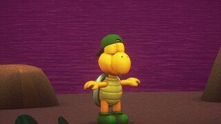 A wild Koopa in its natural habitat