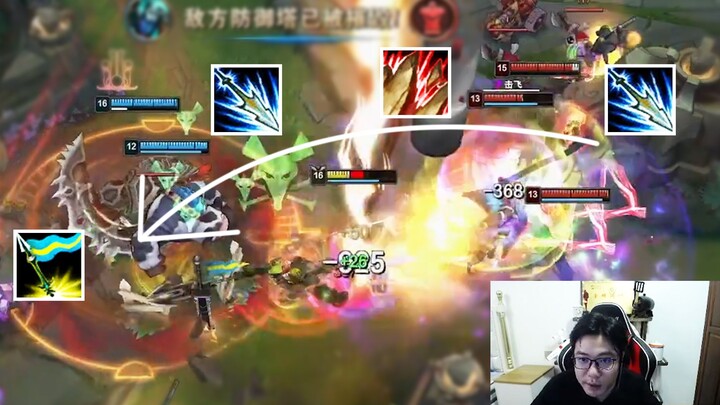 The prince executed a textbook-perfect teamfight initiation, and Da Si Ma awakened the dormant, fier