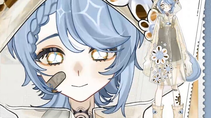 [live2d free model sun rain] Laughter and tears from the orange summer (tag: cat boy/raincoat/summer