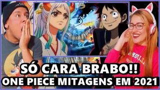 (SÓ BRABO MANO) REAGINDO ao ONE PIECE MITAGENS EM 2021, REACT EM CASAL - DUDU E JESSIE