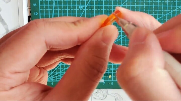 [Newbies] Kotobukiya Mecha Girl transparent parts processing and seamless