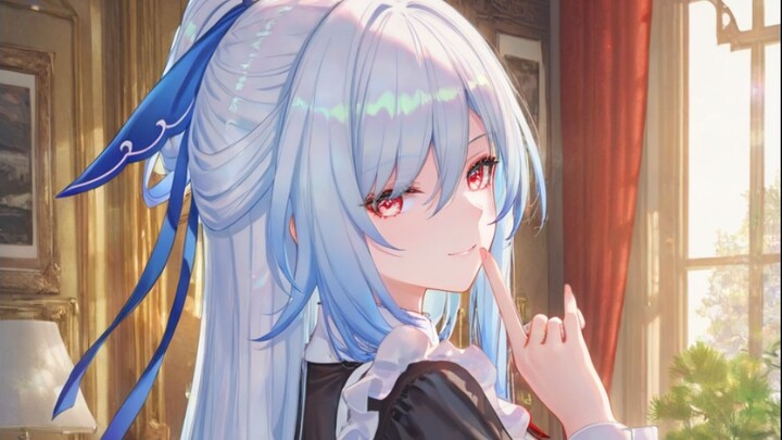 Shh, be quiet—don’t make a sound! When Sister Jingliu in a maid outfit pulls you into a corner… and 