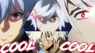 10 Anime with BADASS White Haired MCᴴᴰ