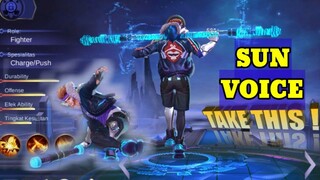 Begini suara sun jadul- Mobile legends Voice