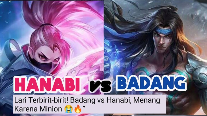 Lari Terbirit-birit! Badang vs Hanabi, Menang Karena Minion 😭🔥