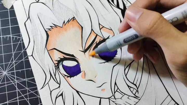 Cara Menggambar Shinobu Kocho Dari Kimetsu no Yaiba