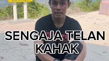 sengaja telah kahak